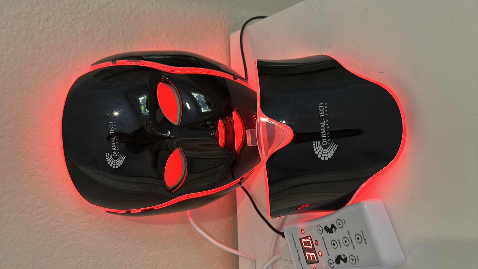 Photo 1 of DERMAL TECH MULTI COLOR LED SKINCARE MASK FOR FACE AND NECK