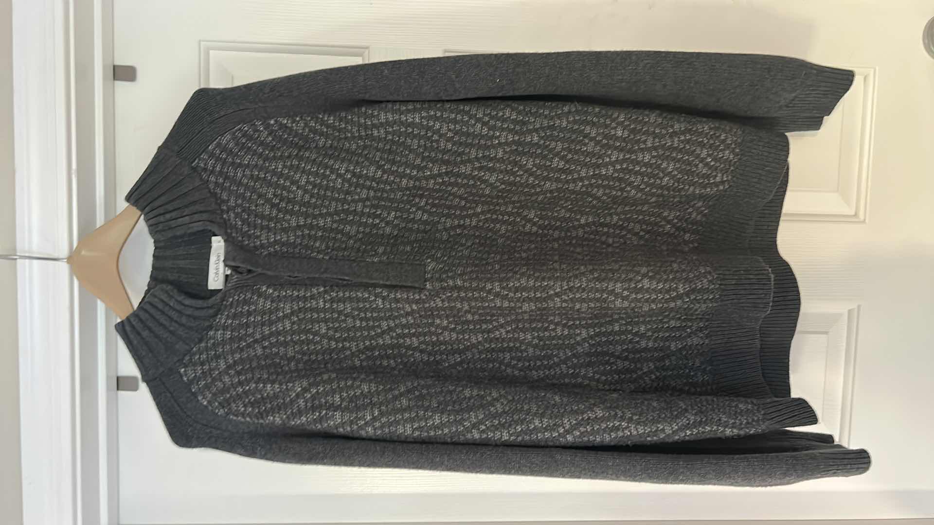 Photo 1 of MENS CALVIN KLEIN XL 100% WOOL PULLOVER SWEATER