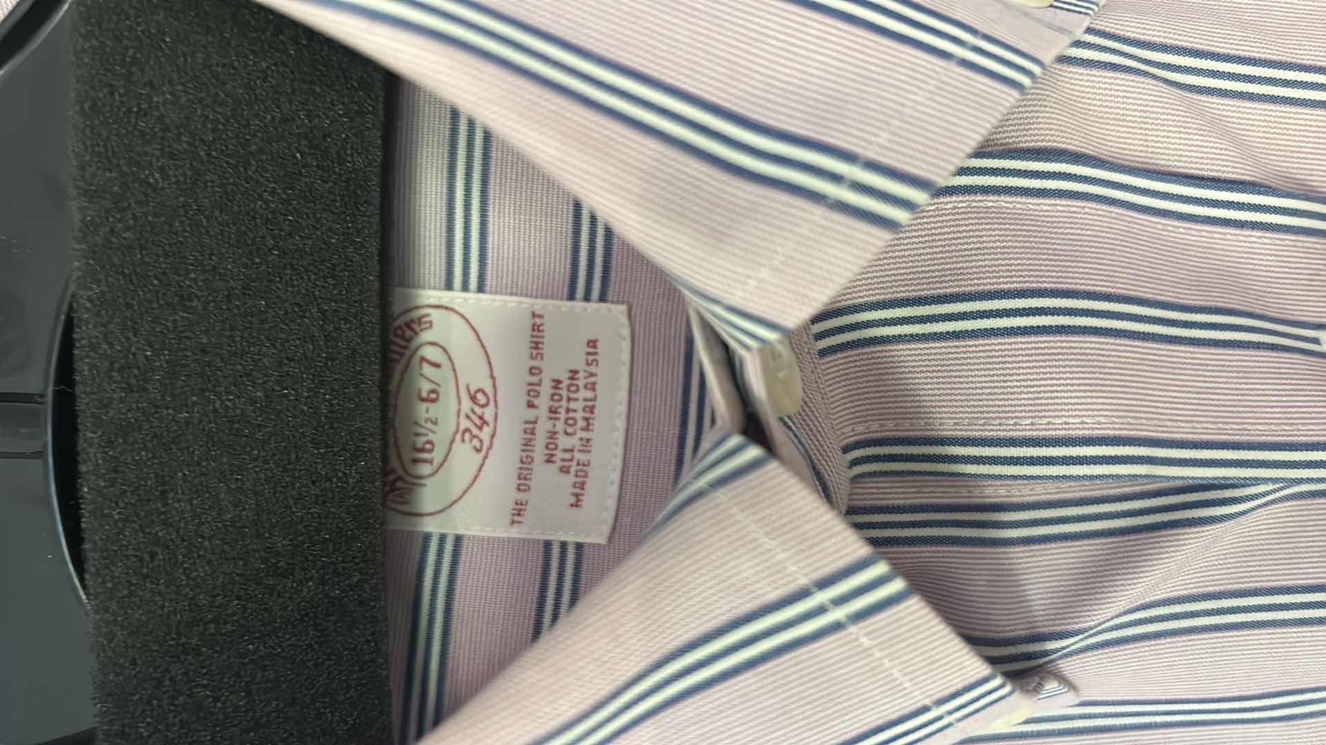 Photo 1 of MENS CLOTHING-$81 BROOKS BROTHERS 100% COTTON BUTTON DOWN COLLARED SHIRT SIZE 16 1/2