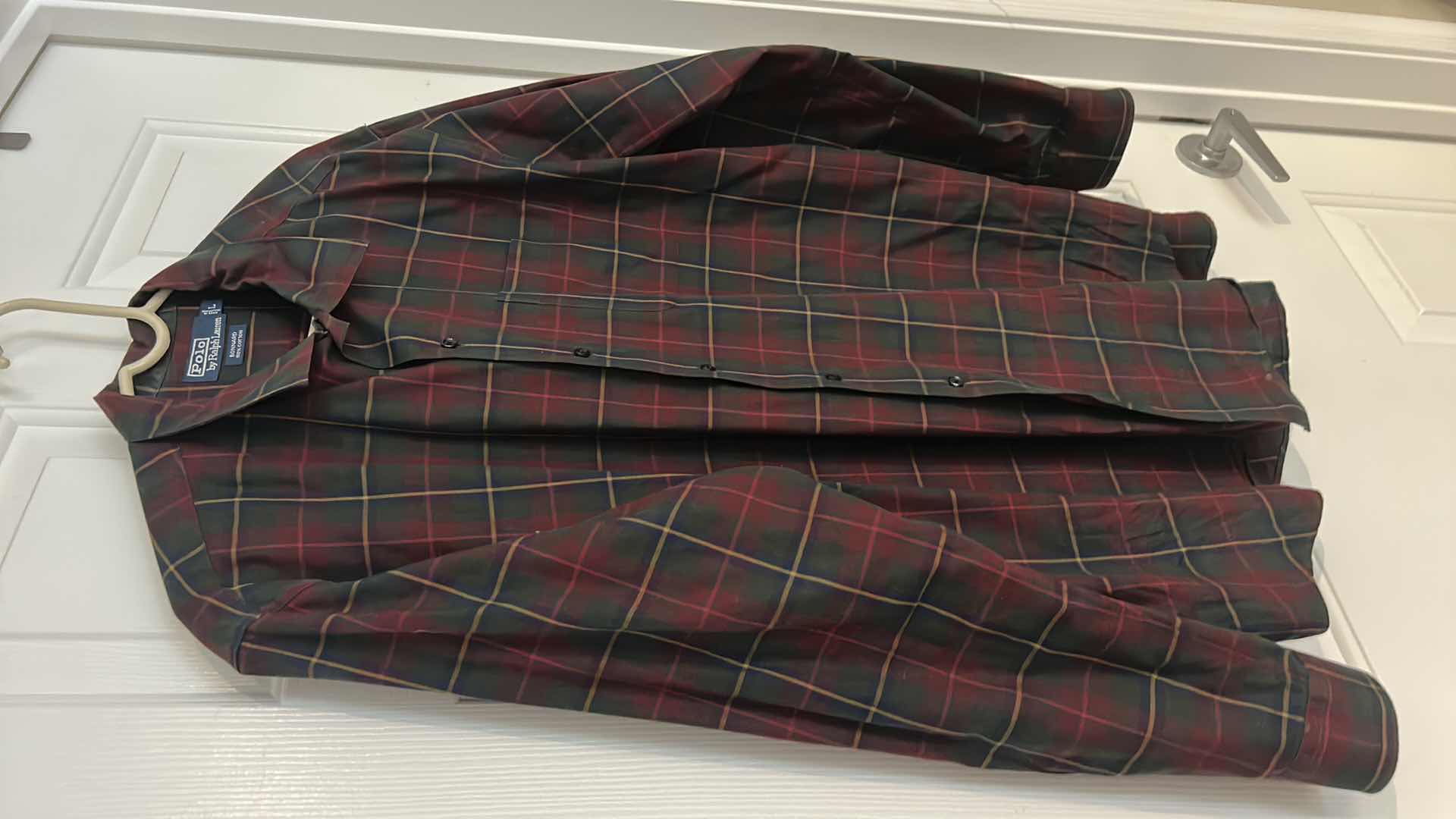 Photo 1 of MENS CLOTHING- POLO BY RALPH LAUREN 100% BONNARD COTTON COLLARED BUTTON DOWN SHIRT SIZE LARGE