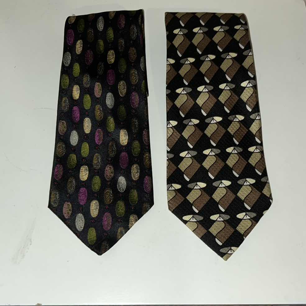 Photo 1 of 2 MENS DESIGNER SILK TIES