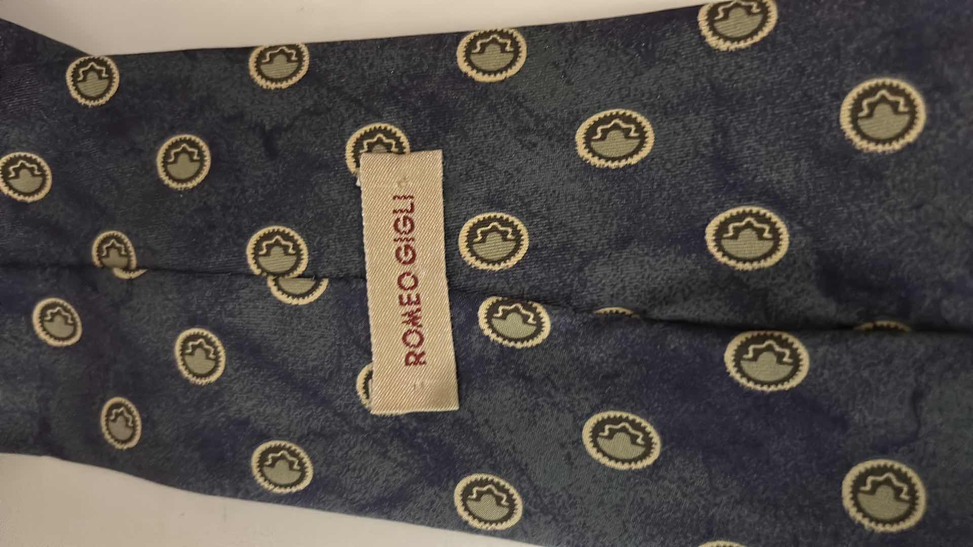 Photo 1 of 2 MENS DESIGNER SILK TIES - ITALY