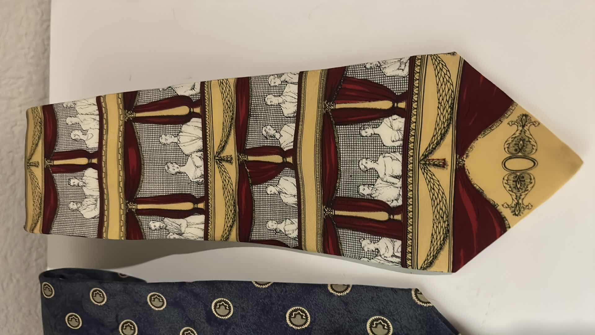 Photo 1 of 2 MENS DESIGNER SILK TIES - ITALY