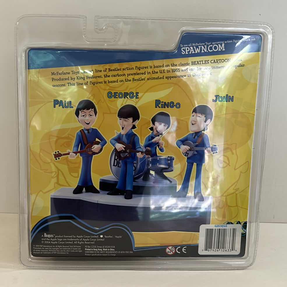 Photo 1 of VINTAGE MC FARLANES TOYS COLLECTIBLE THE BEATLES “GEORGE” NEW IN ORIGINAL BOX