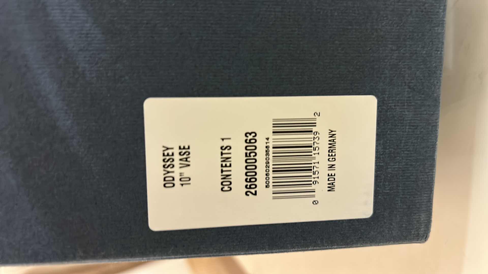 Photo 1 of MARQUIS WATERFORD “ODYSSEY” 10” CRYSTAL VASE MADE IN GERMANY