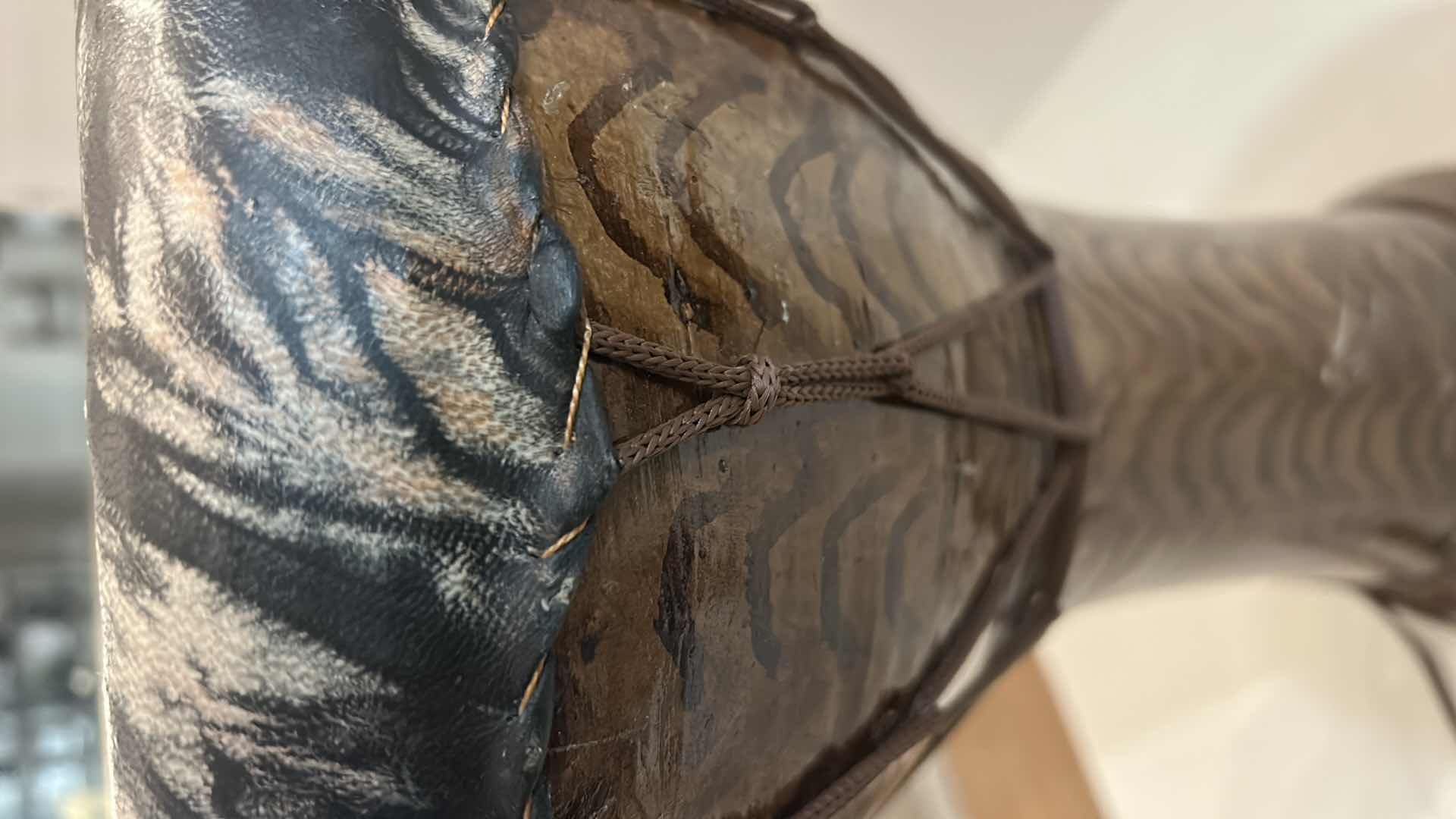 Photo 1 of CERAMIC DARBUKA DRUM DOUMBEK PERCUSSION DRUM MUSICAL INSTRUMENT H17.25”