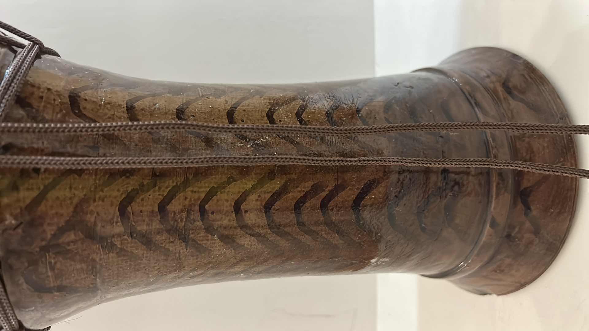 Photo 1 of CERAMIC DARBUKA DRUM DOUMBEK PERCUSSION DRUM MUSICAL INSTRUMENT H17.25”