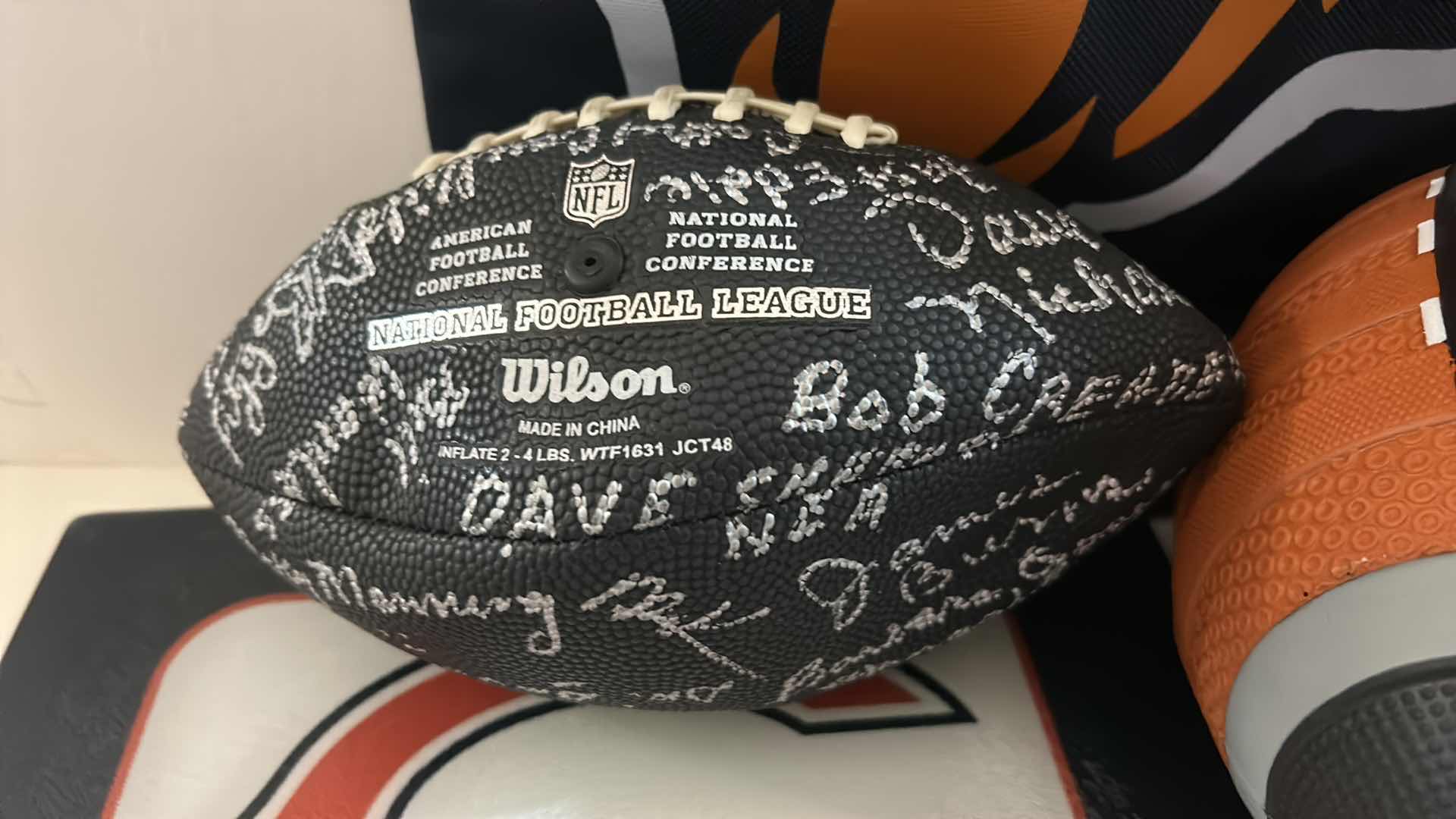 Photo 1 of CHICAGO BEARS FOOTBALL ASSORTMENT