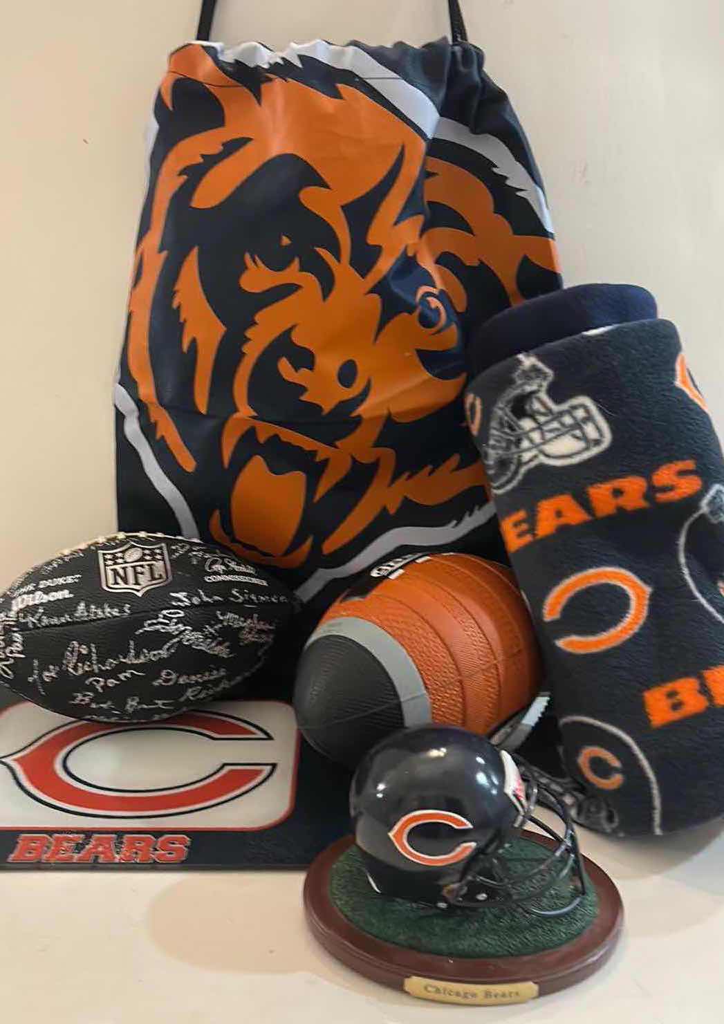 Photo 1 of CHICAGO BEARS FOOTBALL ASSORTMENT