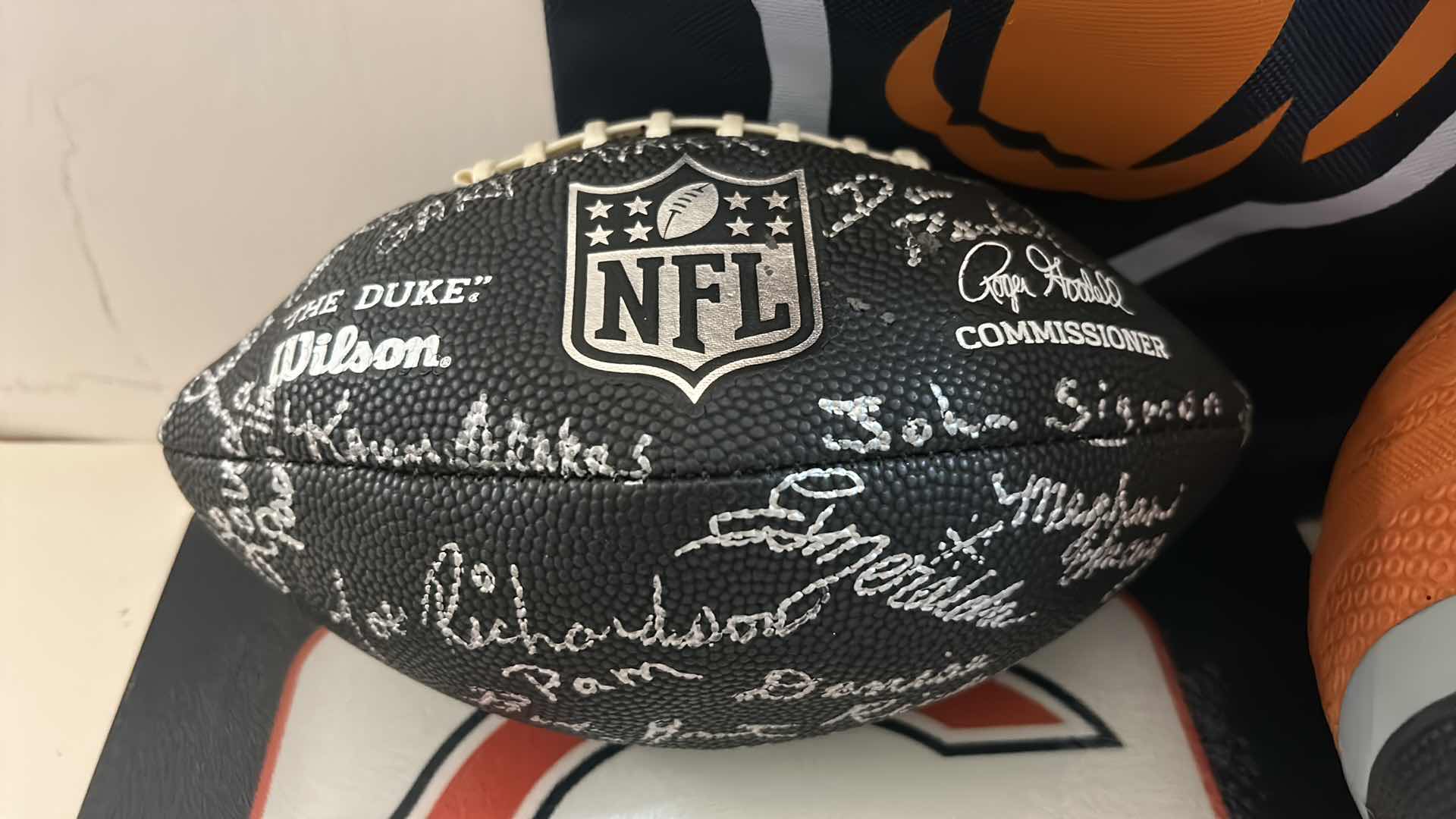Photo 1 of CHICAGO BEARS FOOTBALL ASSORTMENT