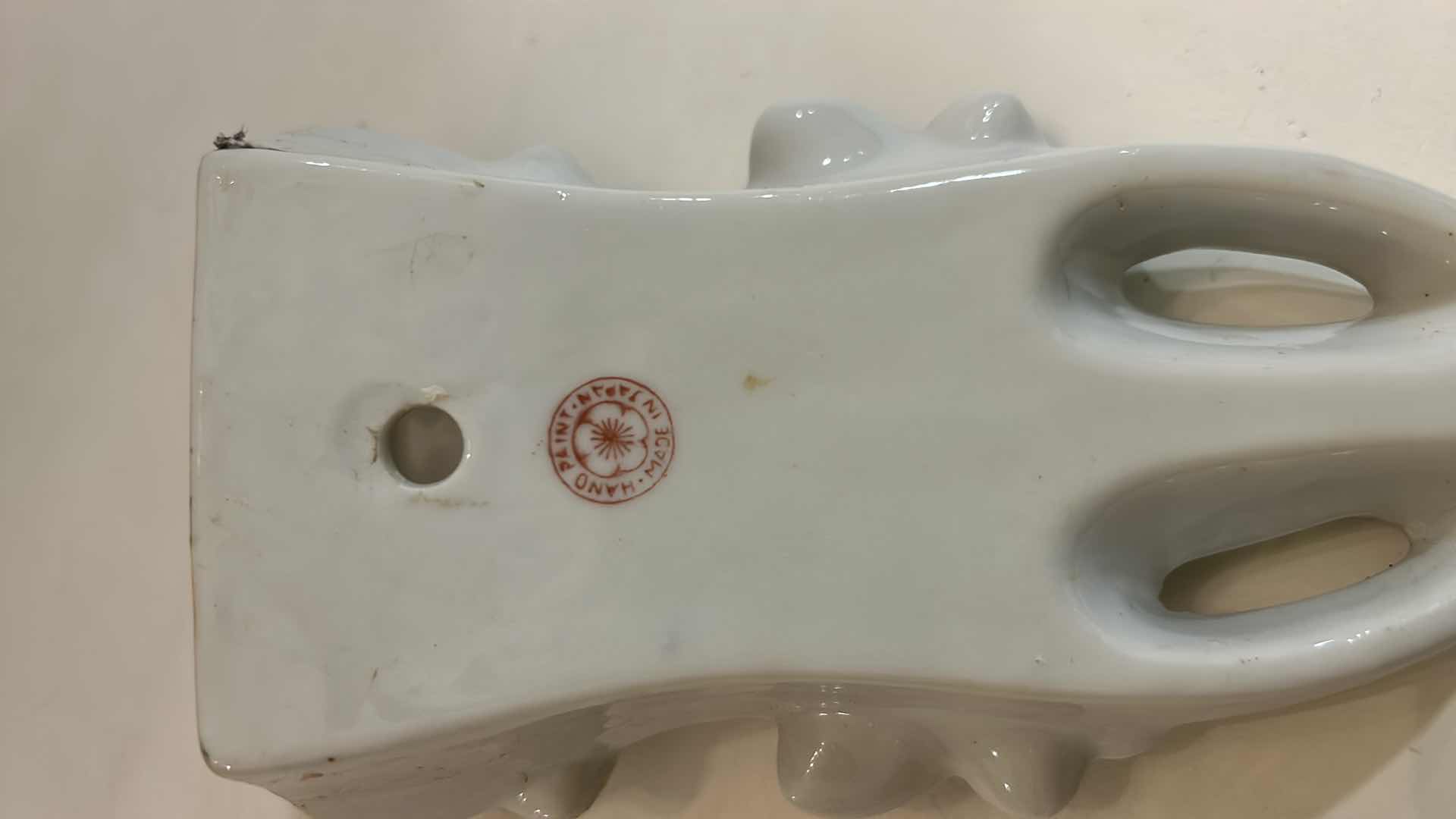 Photo 1 of 4 HAND CRAFTED, PAINTED CERAMIC WALL POCKETS