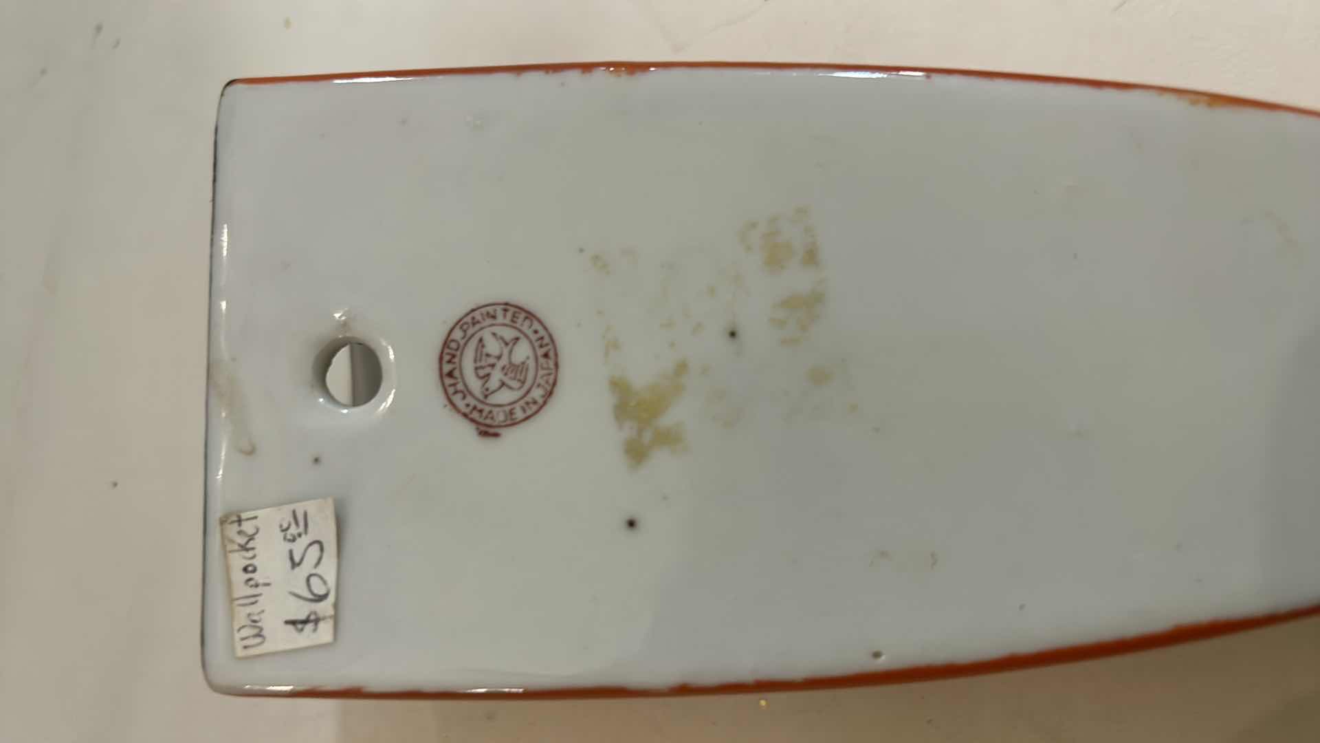 Photo 1 of 4 HAND CRAFTED, PAINTED CERAMIC WALL POCKETS