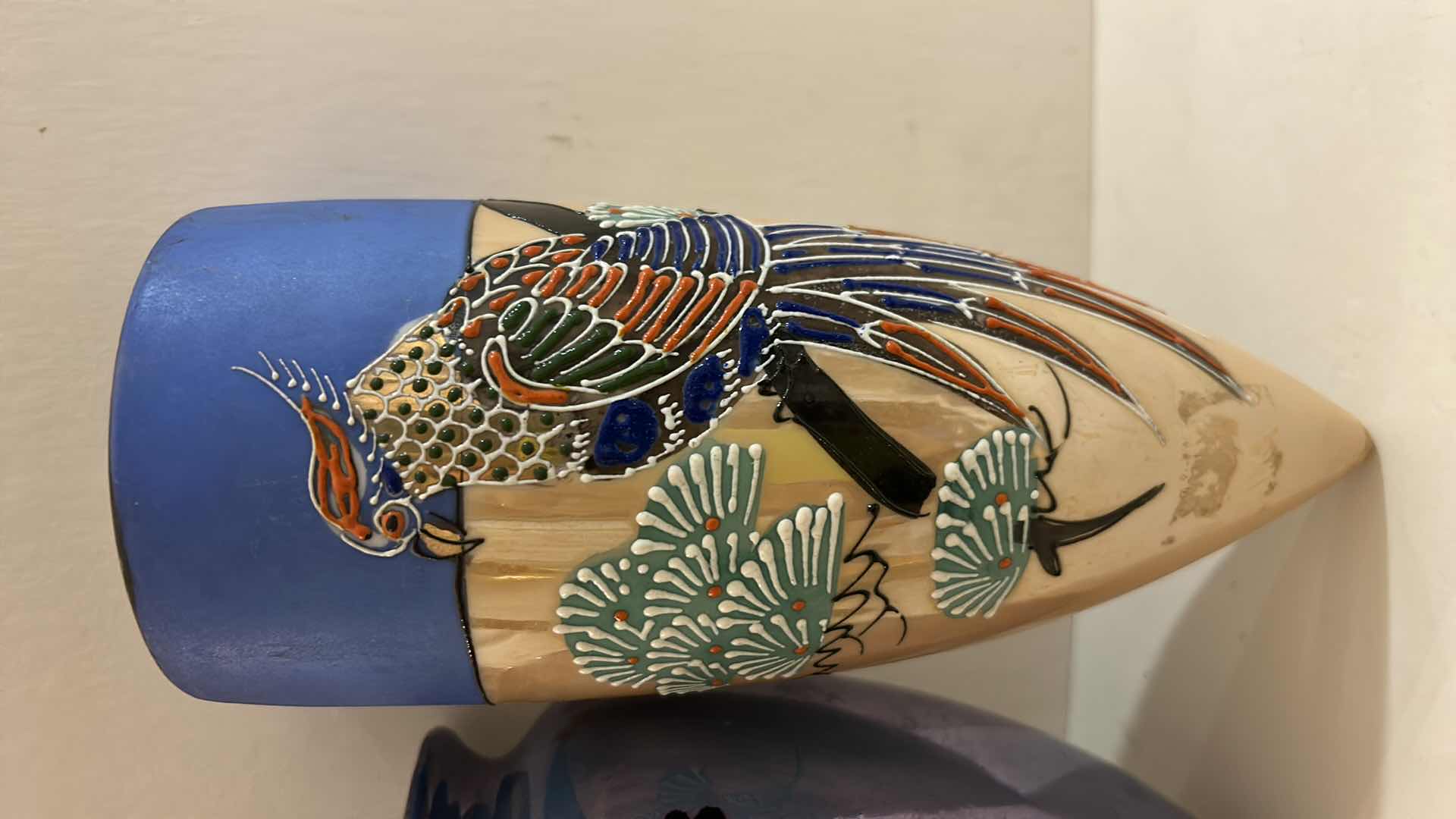 Photo 1 of 4 HAND CRAFTED, PAINTED CERAMIC WALL POCKETS