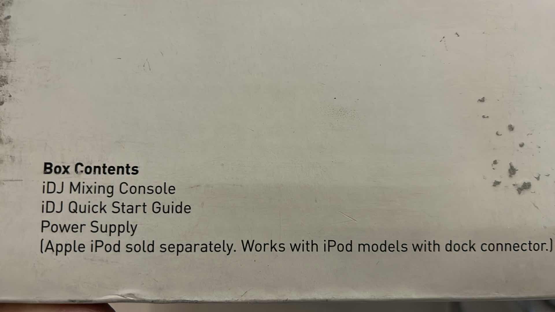 Photo 1 of iDJ iPod MIXING CONSOLE