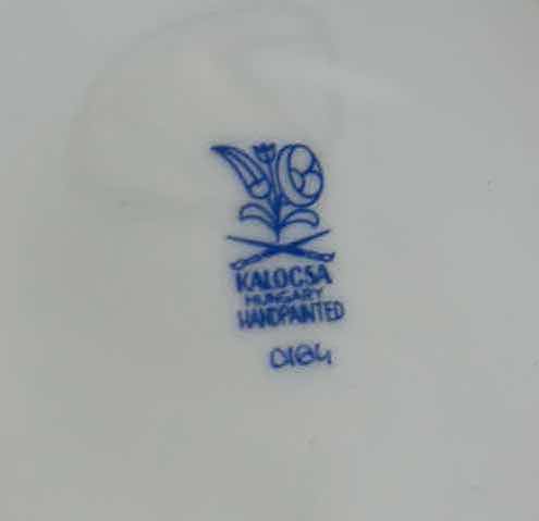 Photo 1 of KALOKSA HUNGARY HAND-PAINTED TRINKET DISH 4”