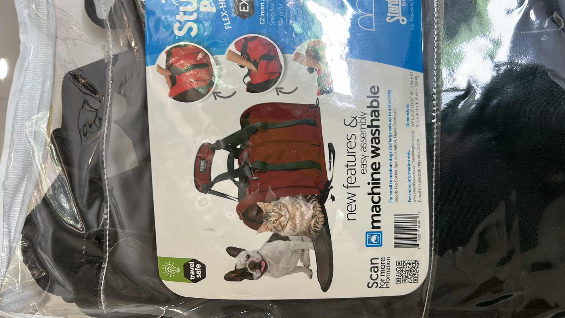 Photo 1 of NEW STURDIBAG PRO 2.0 EXTRA LARGE PET CARRIER