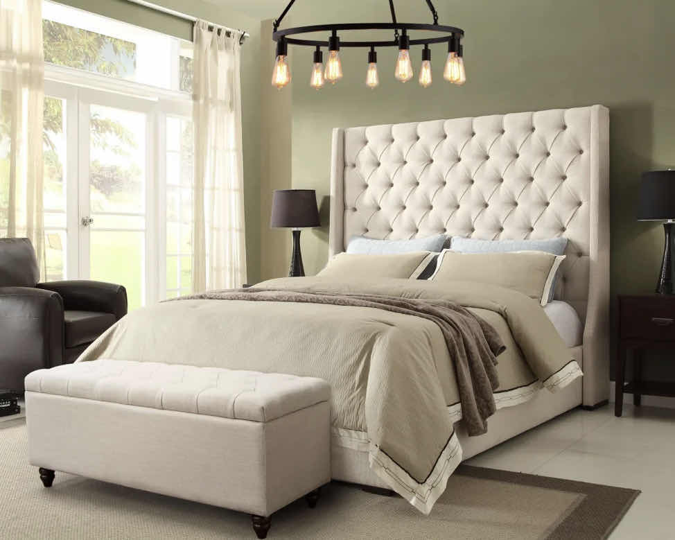 Photo 1 of PARK AVENUE CAL KING HEADBOARD AND SURROUND IN SAND