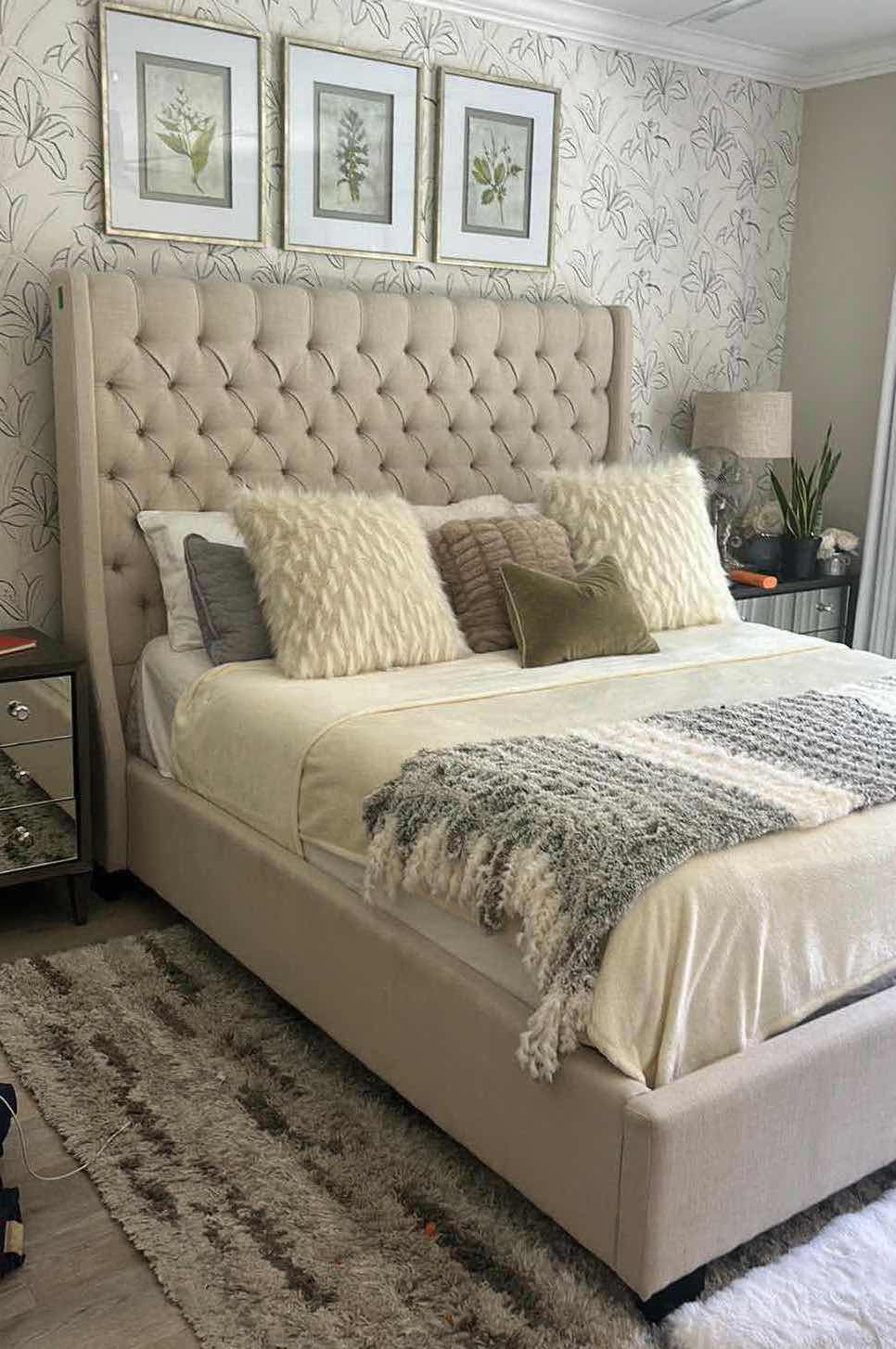 Photo 1 of PARK AVENUE CAL KING HEADBOARD AND SURROUND IN SAND