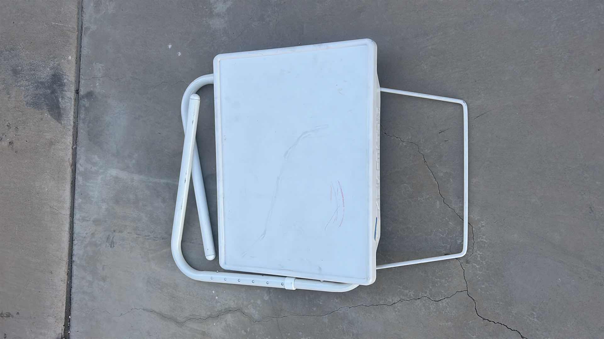 Photo 1 of 7 FOLDING CHAIRS AND 1 FOLDING TABLE