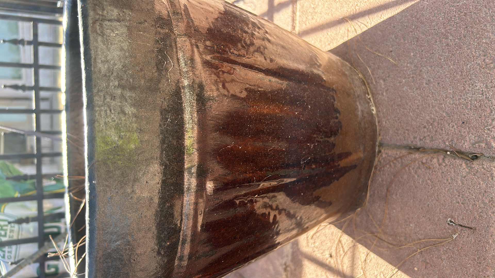 Photo 1 of 2 GLAZED CERAMIC POTS 14” x 12 1/2”