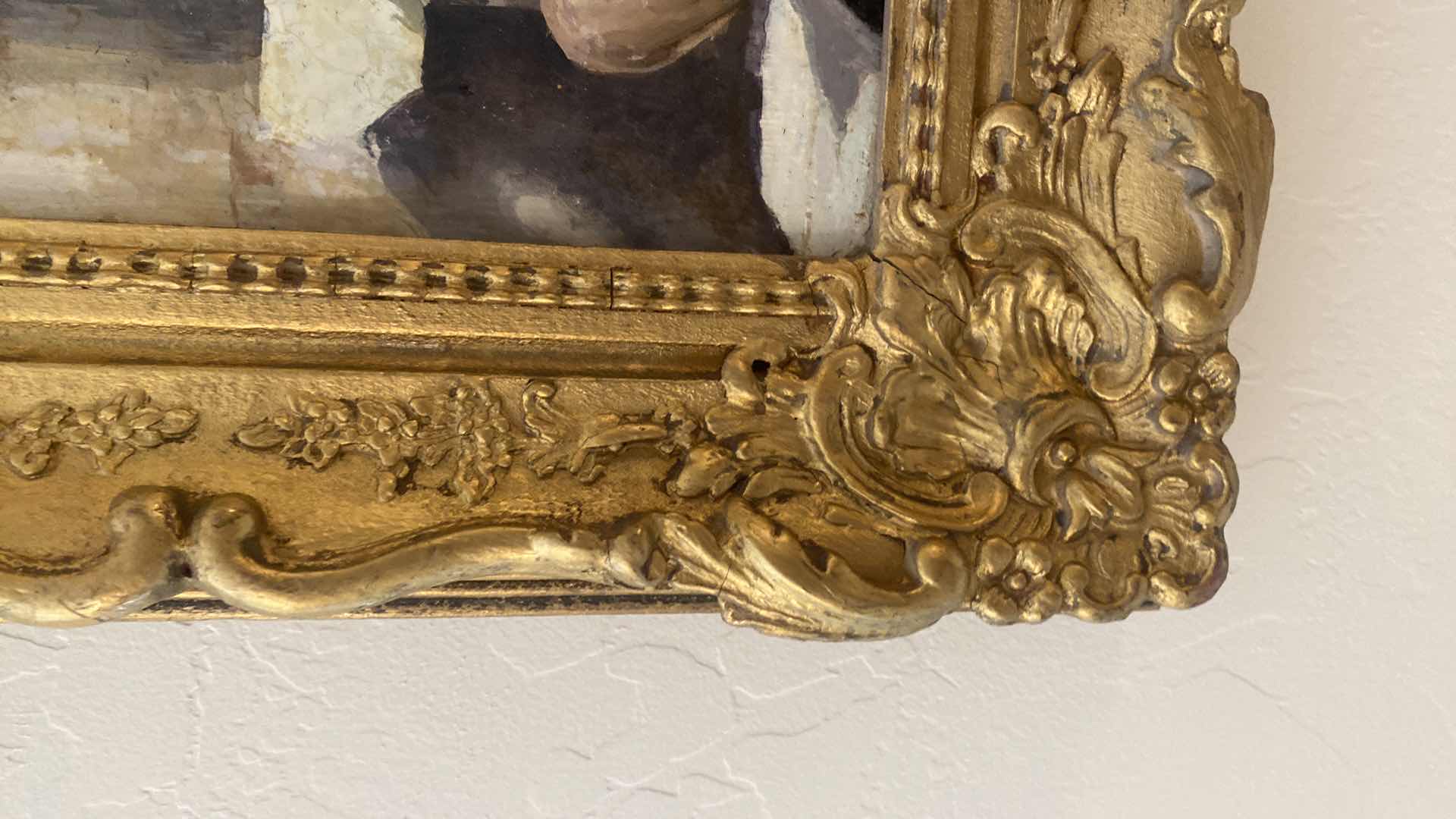 Photo 1 of FRAMED GUSTAV ROYBET  “A CHANCE MEETING” LATE 19th CENTURY MIXED MEDIA OIL FROM ARDEN GALLERY ARTWORK 21” x 15”