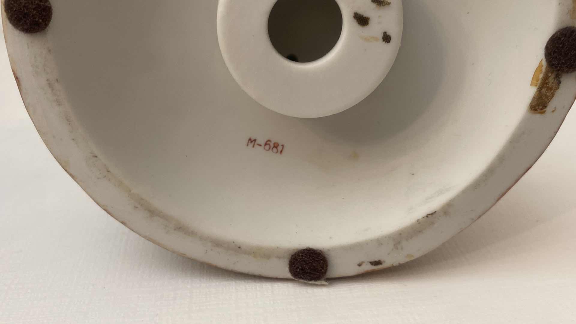 Photo 1 of PAIR OF BISQUE PORCELAIN FIGURINES 11 1/2”