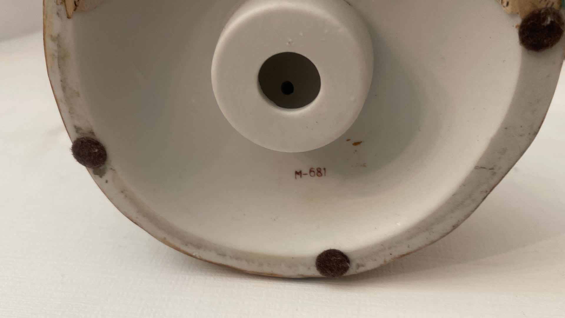 Photo 1 of PAIR OF BISQUE PORCELAIN FIGURINES 11 1/2”