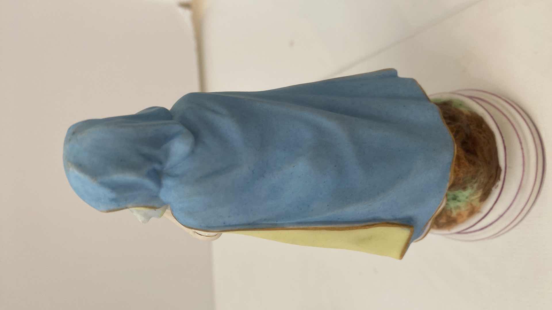 Photo 1 of PAIR OF VINTAGE PORCELAIN FIGURINES H 6”