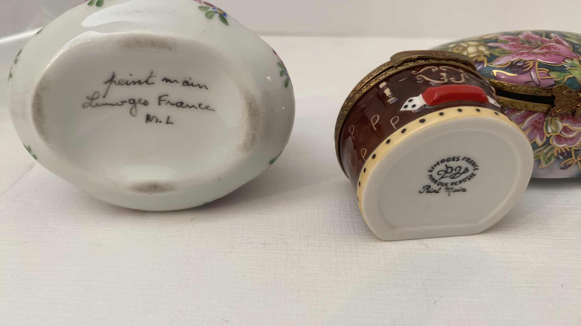 Photo 1 of 4 - LIMOGES TRINKET BOXES