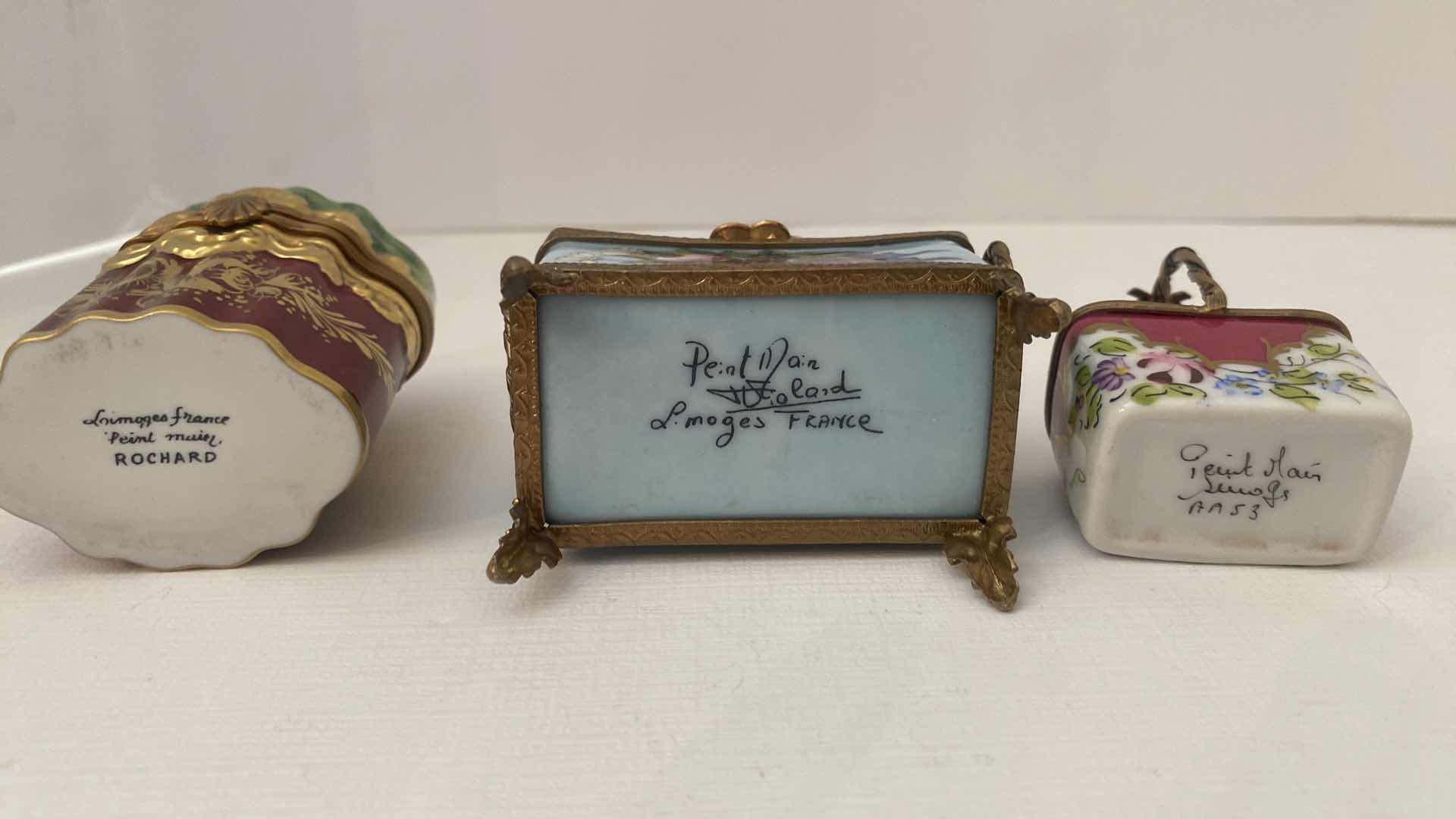 Photo 1 of 3 - LIMOGES PERFUME BOTTLES