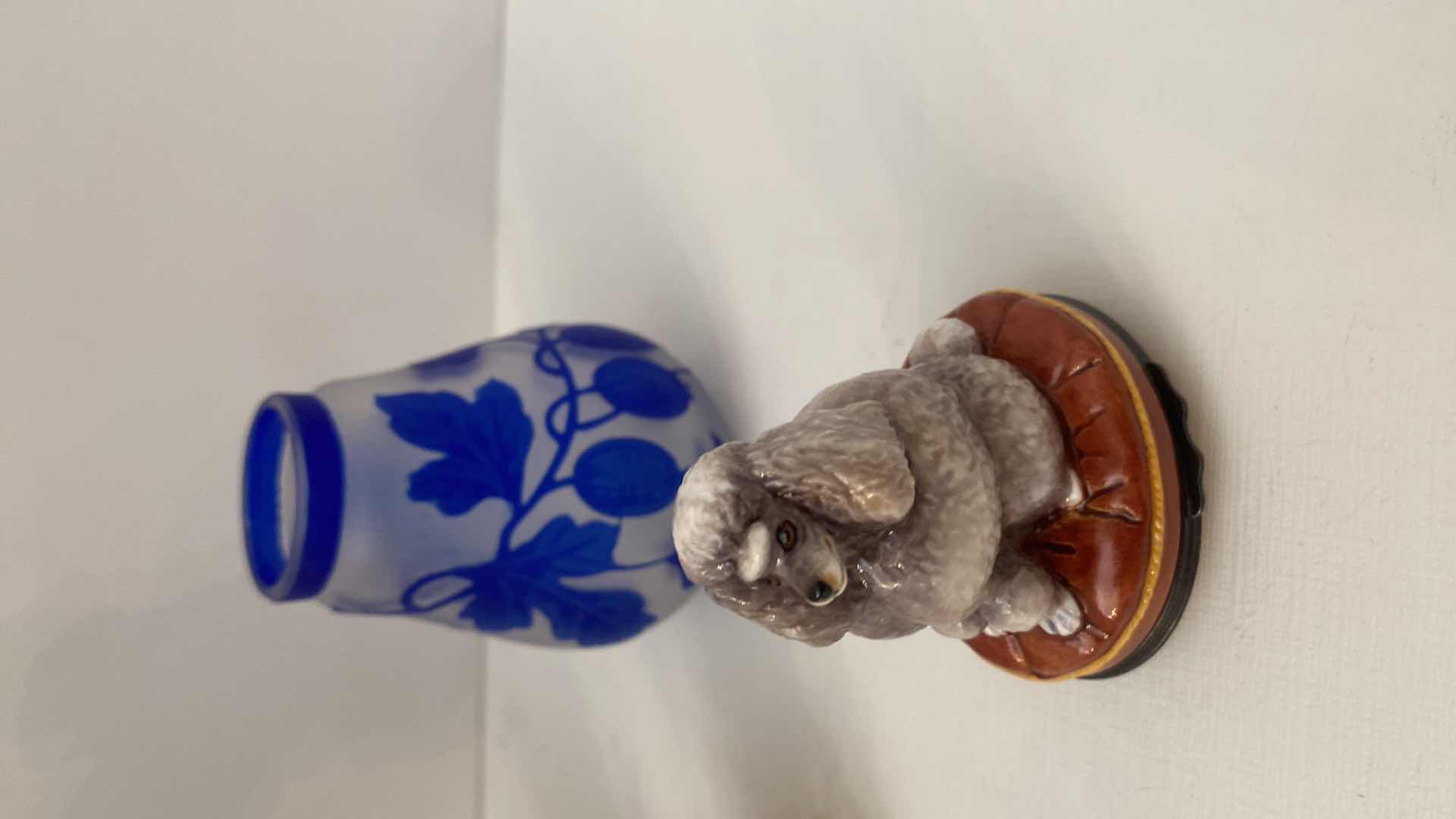 Photo 1 of ASSORTED FIGURINES AND TRINKET BOXES LARGEST H 6 1/2“