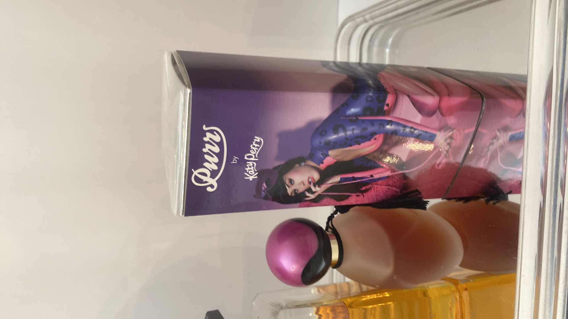 Photo 1 of GOLD VANITY ITEMS AND ASSORTED PERFUME