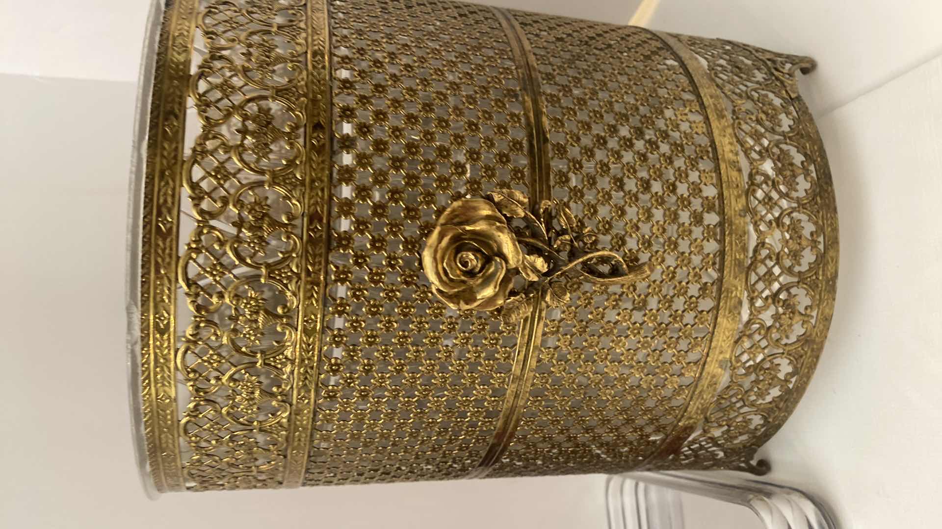 Photo 1 of GOLD VANITY ITEMS AND ASSORTED PERFUME