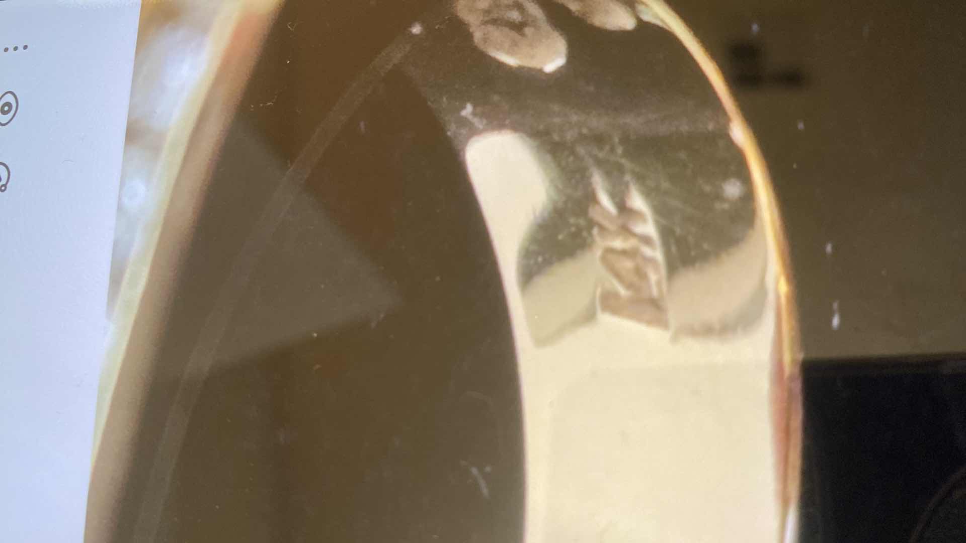 Photo 1 of LADIES JEWELRY - 14K GOLD RING WITH GEMSTONES RUBY & DIAMOND APPROX SIZE 4 1/2 to 5 1/2