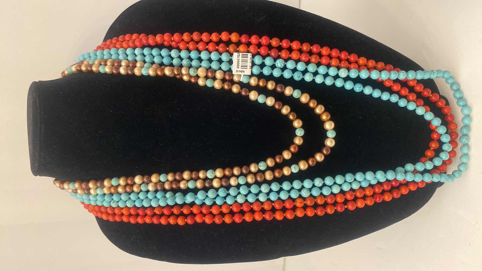 Photo 1 of WOMENS NATURAL STONE BEADS AND CULTURED PEARLS JEWELRY