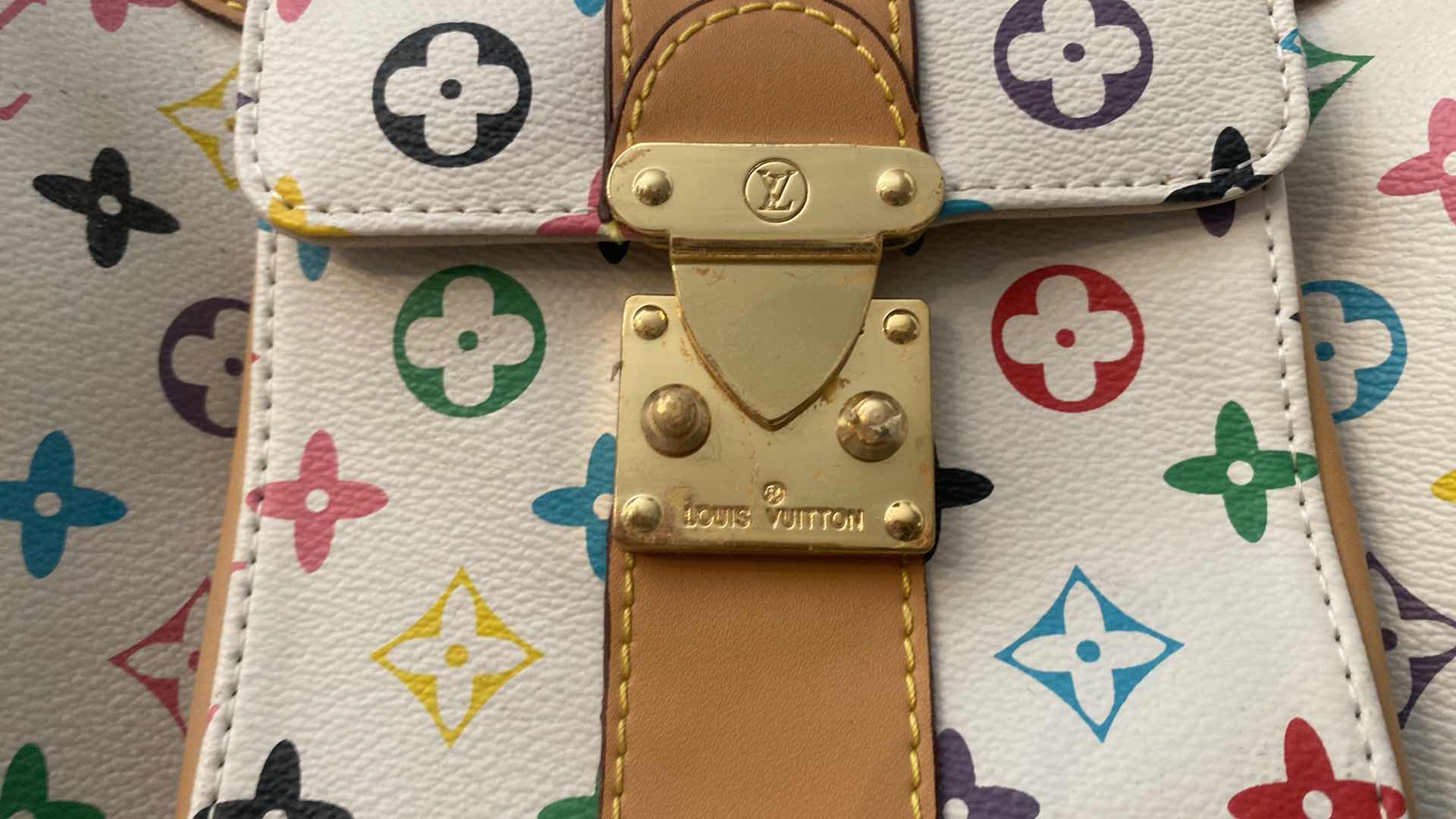 Photo 1 of REPLICA LOUIS VUITTON SPEEDY 12” x 9” excluding handles & WALLET