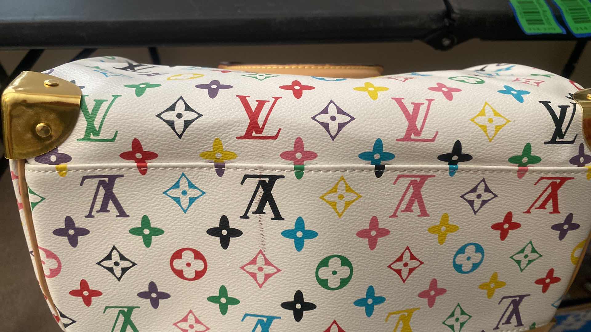 Photo 1 of REPLICA LOUIS VUITTON SPEEDY 12” x 9” excluding handles & WALLET