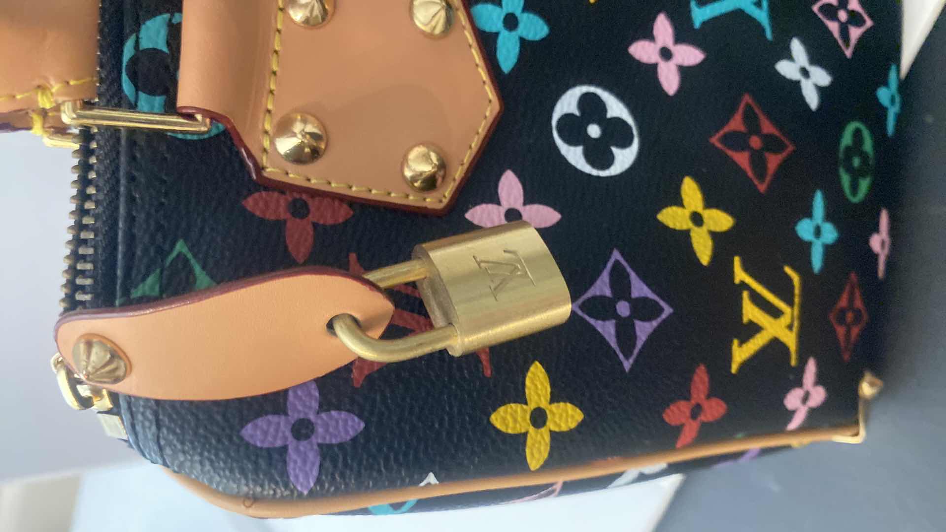 Photo 1 of REPLICA LOUIS VUITTON SPEEDY 12” x 9” excluding handles