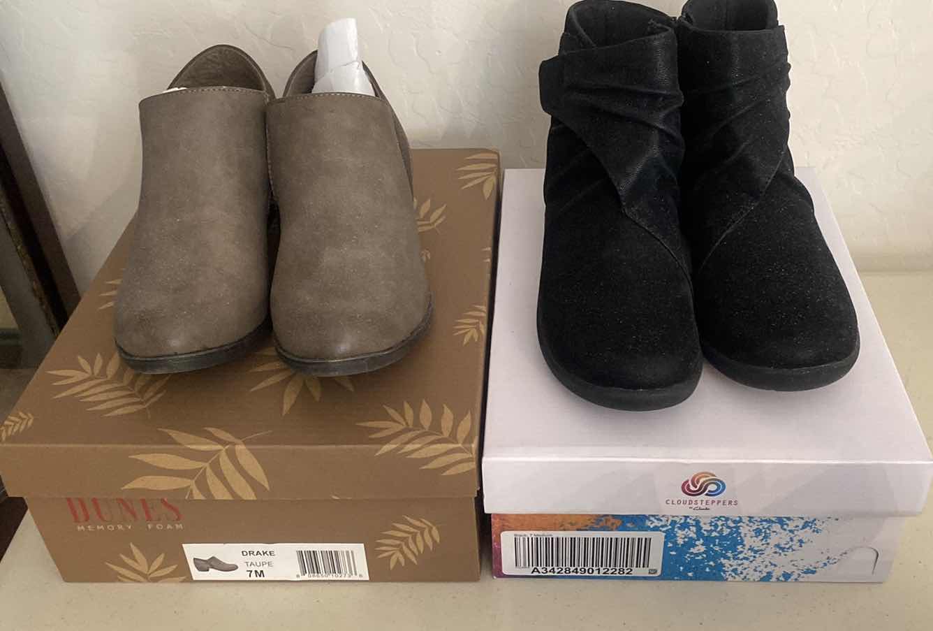 Photo 1 of NEW IN BOX WOMENS SIZE 7 SHOES - 2 PAIRS