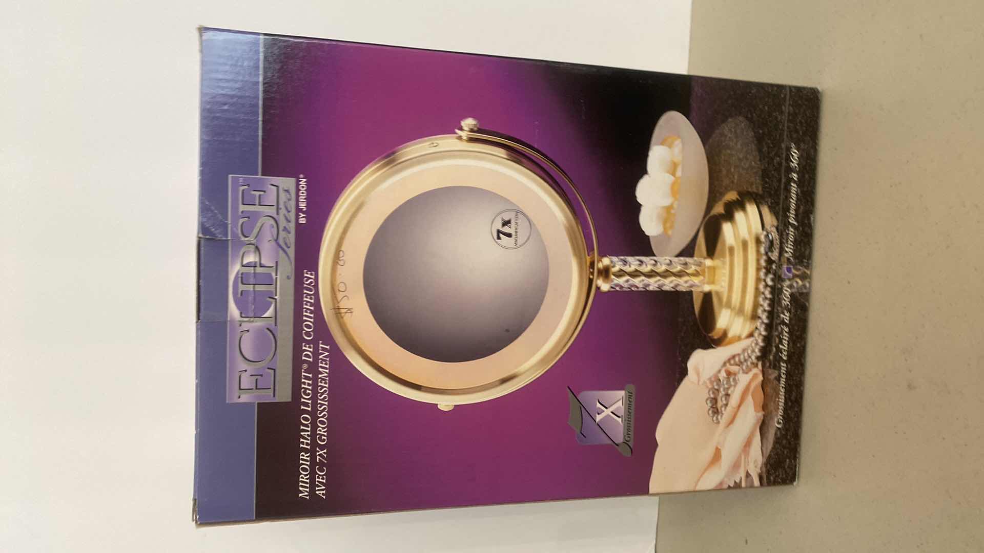 Photo 1 of LADIES BLONDE WIG, MAKEUP MIRROR AND VANITY TRAY