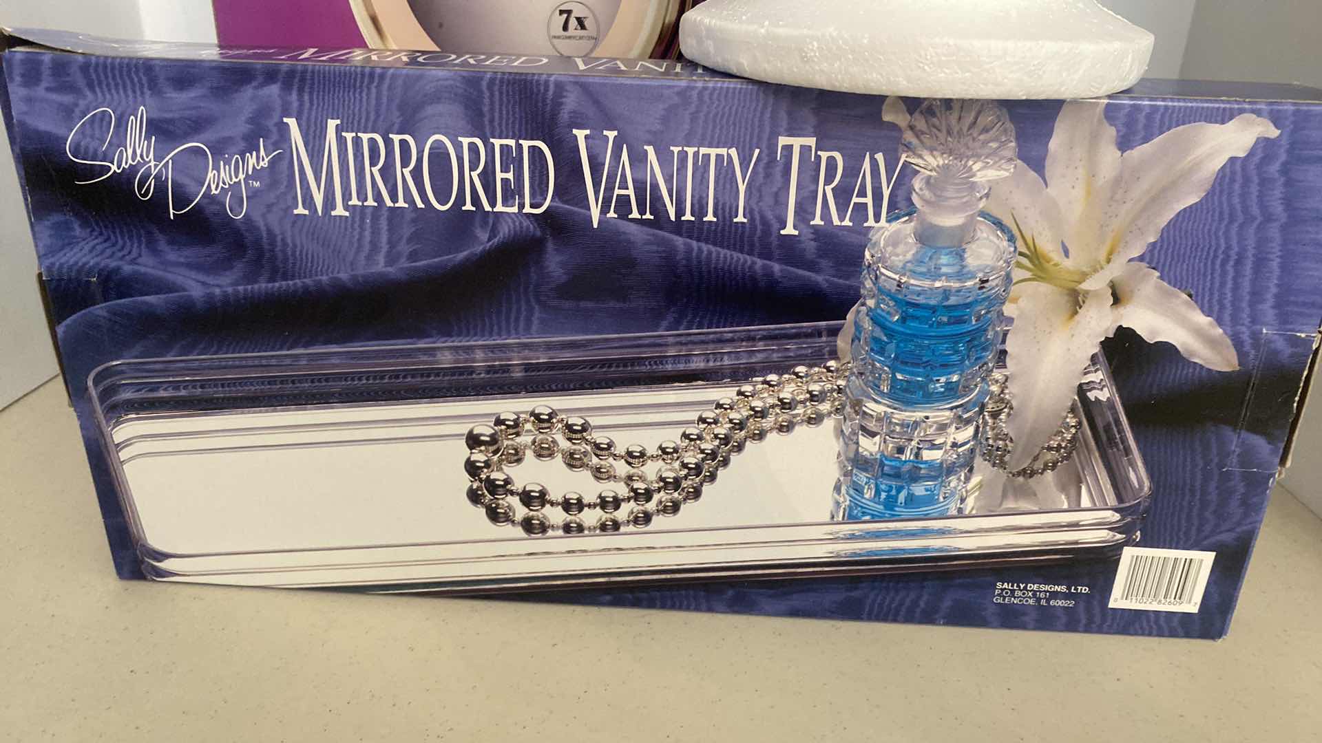 Photo 1 of LADIES BLONDE WIG, MAKEUP MIRROR AND VANITY TRAY