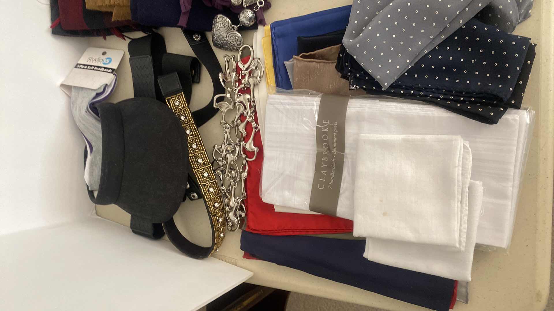 Photo 1 of WOMENS SCARVES, GLOVES BELTS AND MENS POCKET SQUARES