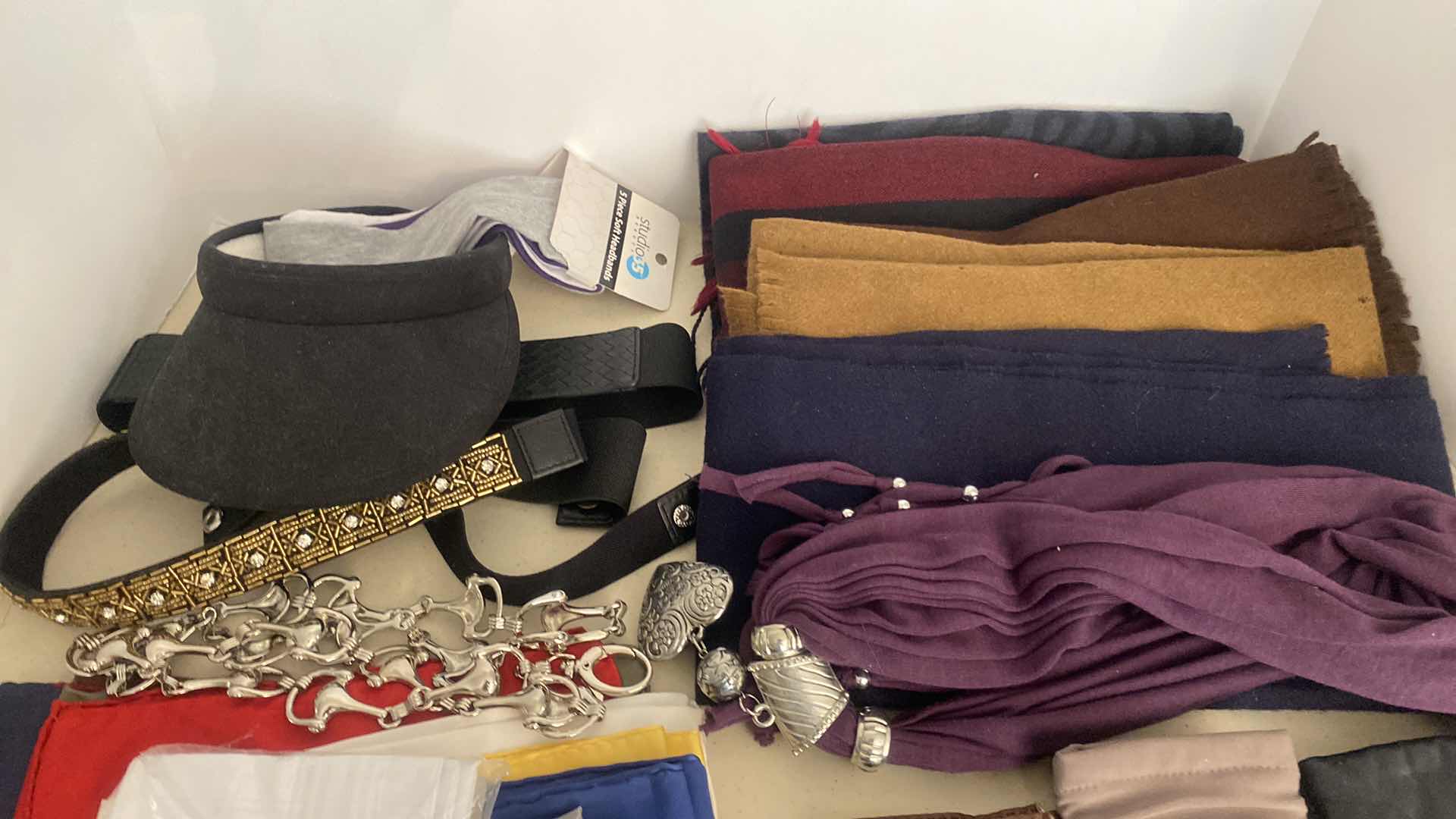 Photo 1 of WOMENS SCARVES, GLOVES BELTS AND MENS POCKET SQUARES