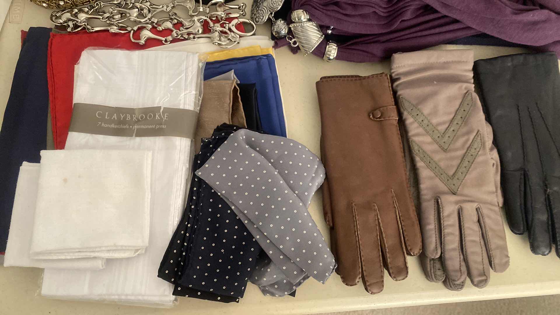 Photo 1 of WOMENS SCARVES, GLOVES BELTS AND MENS POCKET SQUARES
