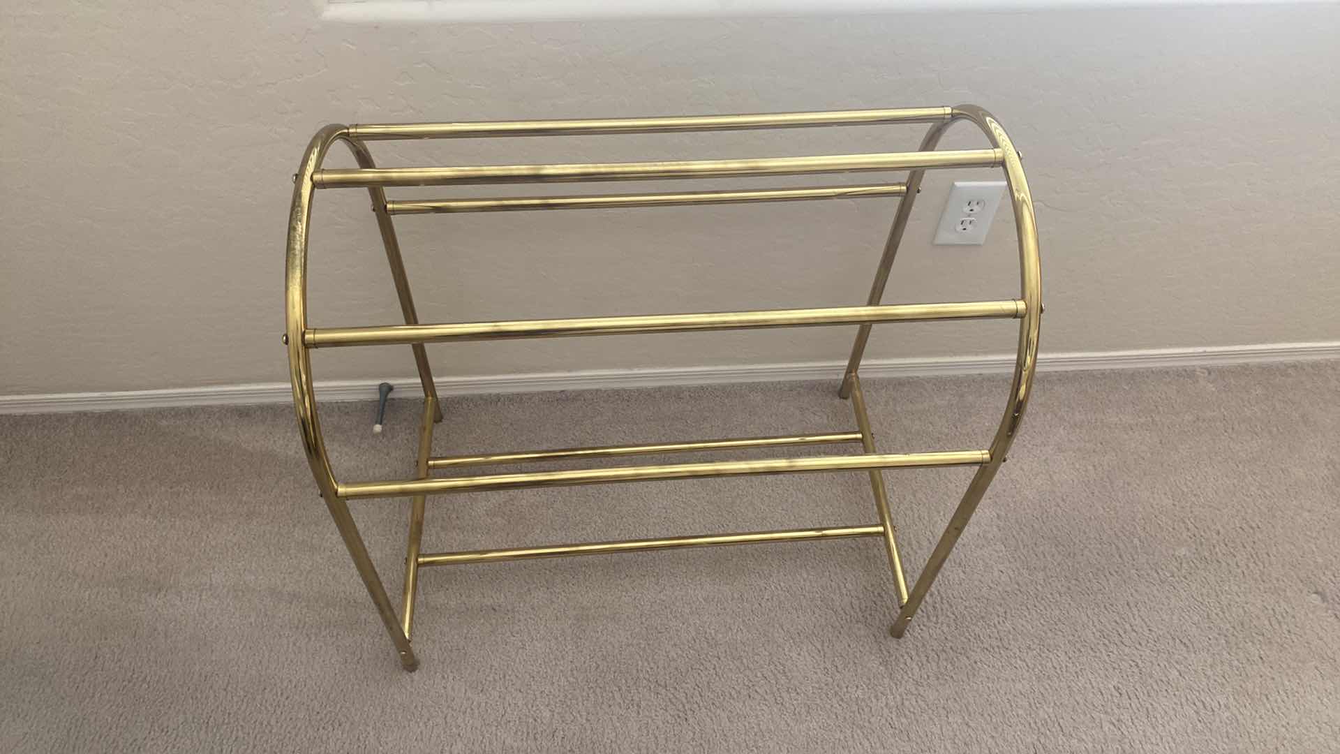 Photo 1 of BRASS COMFORTER HOLDER 30” x 18” H 30”