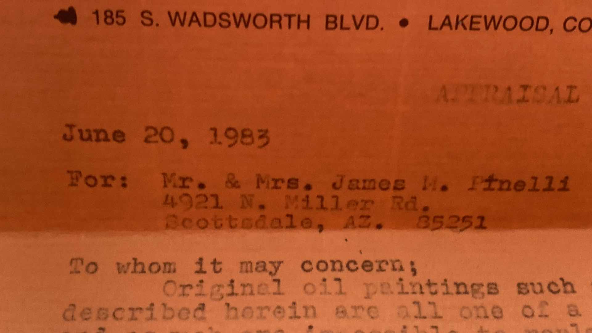 Photo 1 of ANTIQUE GOLD ORNATE FRAMED ORIGINAL OIL ON CANVAS ARTWORK BY ARTIST LYNN LUPETTI ESTIMATED VALUE $1600 IN JUNE 1983,
 25" X 43"  (UNFRAMED 18” X 36”)