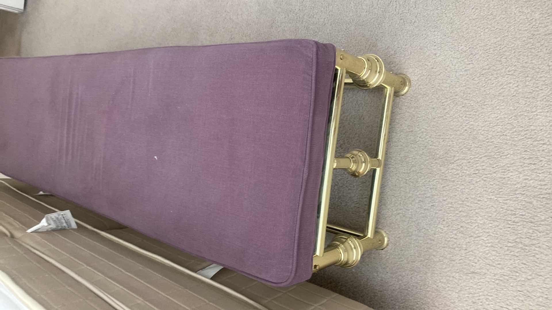 Photo 1 of BRASS BENCH 60“ x 18 “ H 17“