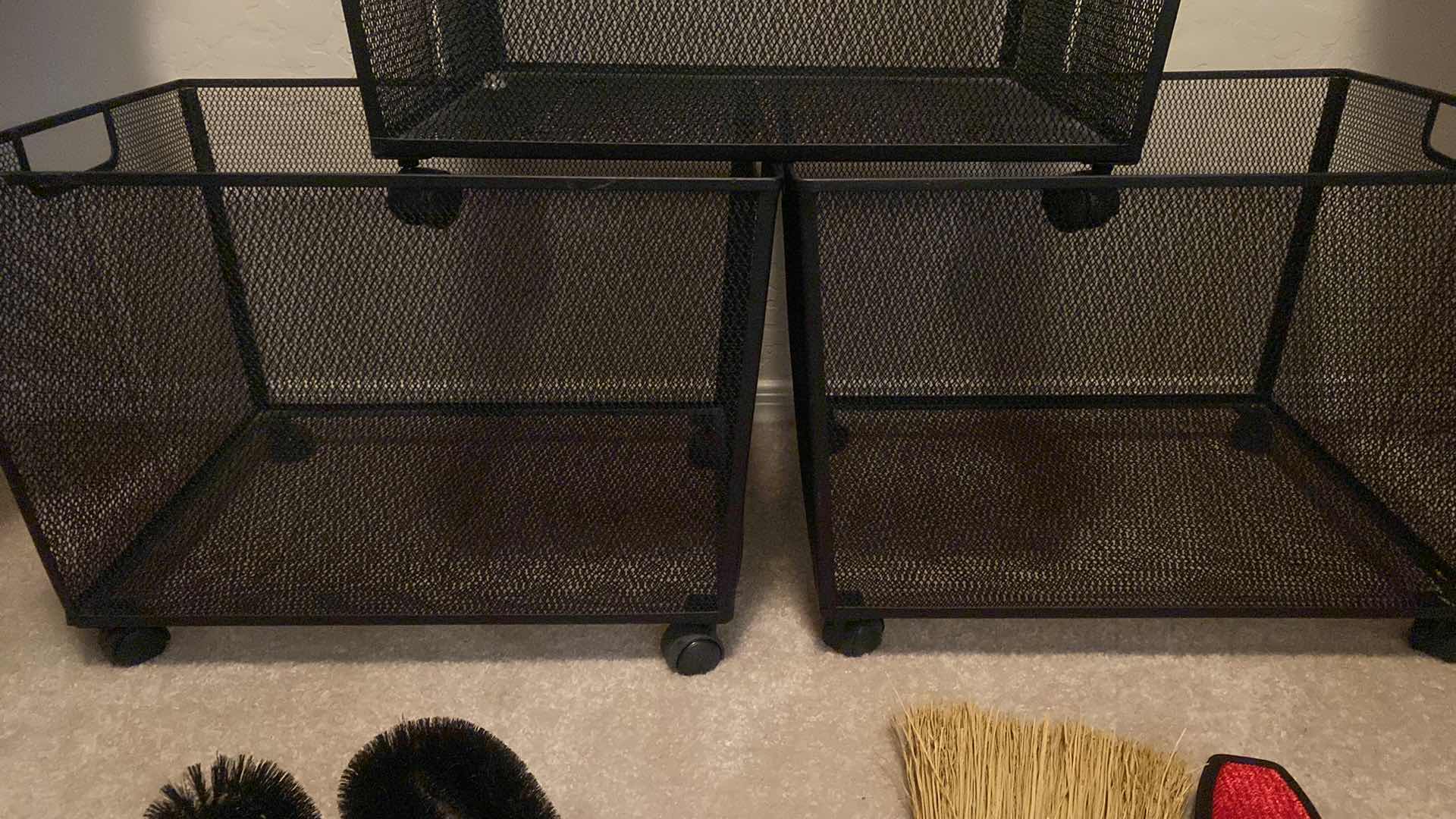 Photo 1 of 3 ROLLING STORAGE 18” x 14” H 13” & LINT BRUSHES