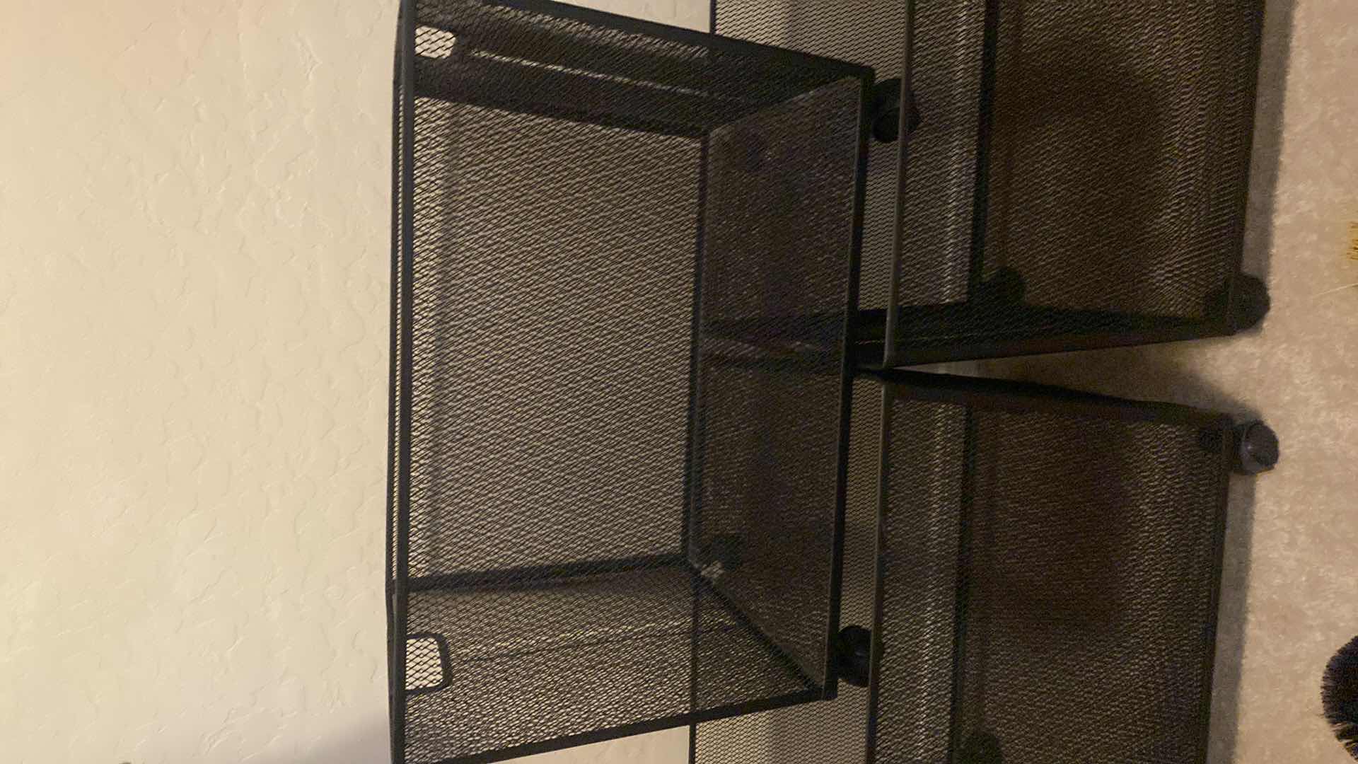 Photo 1 of 3 ROLLING STORAGE 18” x 14” H 13” & LINT BRUSHES