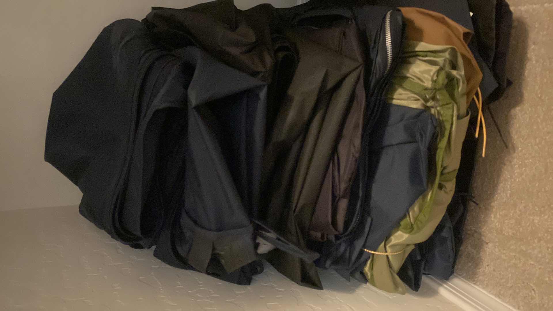 Photo 1 of ASSORTED FABRIC GARMENT BAGS